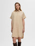 Selected Femme blair 2/4 short dress Humus